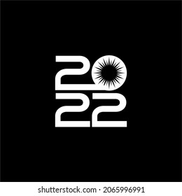 Happy New Year 2022 Illustration. 2022 Illustration. Vector Illustration