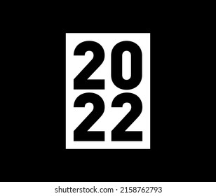 happy new year 2022  2022 numbers unit in the white patch 