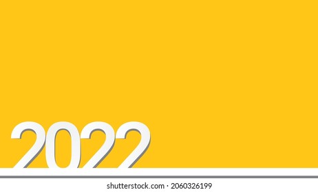 Happy New Year 2022. Template Background Festive Poster or Banner Design. Modern Happy New Year Background	