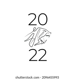 Alles Gute zum Neujahr 2022! Cover of Business Tagebuch für 2022 mit Wünschen. Broschüre Design-Vorlage, Karte, Banner. Vektorgrafik. Einzeln auf weißem Hintergrund.