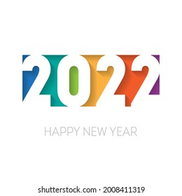 Happy new year 2022. Vector background. Brochure or calendar cover design template. Cover of business diary for 2022 with wishes.