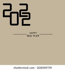 Frohes neues Jahr 2022 VEKTORTEMPLATE DESIGN ILLUSTRATION