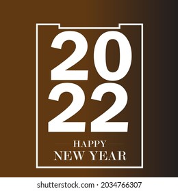 Happy New Year 2022 vector DESIGN TEMPLATE illustration