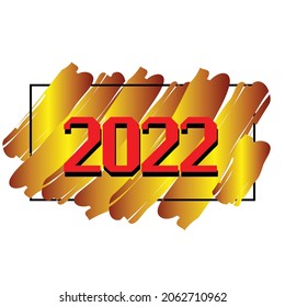 Happy New year 2022. vector illustration for new year greeting card, banner, and background decoration