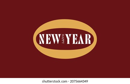 Happy New Year 2022 vector illustration for banner, flyer, and greeting card 