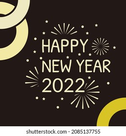 happy new year 2022 vector background