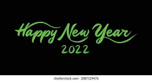 happy new year 2022, vector art and illustration. can be used for, landing page, template, ui, web, mobile app, poster, banner, flyer, background