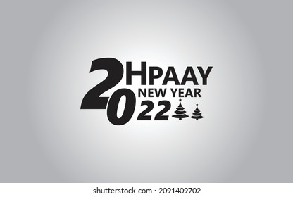Feliz Año Nuevo 2022 Vector