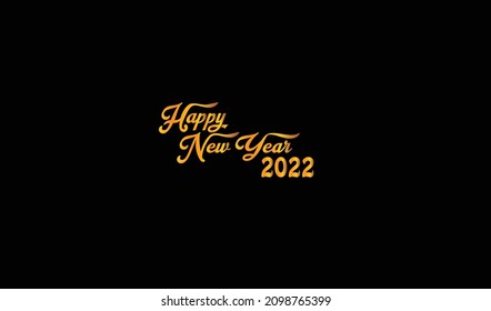 Happy New Year 2022 Vector Images