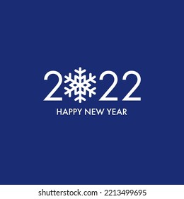 Alles Gute zum Neujahr 2022 - Vektorgrafik