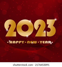 Feliz Año Nuevo 2023. Antecedentes de los saludos de Año Nuevo y Navidad. plantilla para postales, banners y diseño creativo