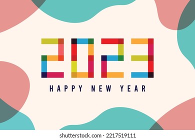 happy new year 2023 background