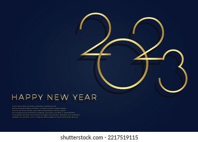 happy new year 2023 background