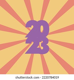 HAPPY NEW YEAR 2023 BACKGROUND, GRAPHIC RESOURCE, can be used for baner, flyer, logo or etc.
