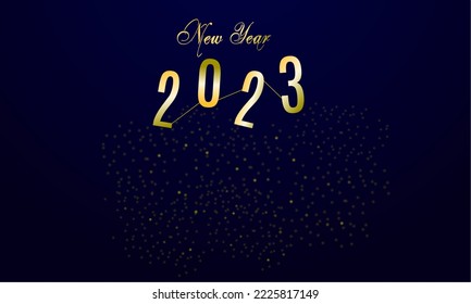 happy new year 2023, background vector premium 2023, new year new you.