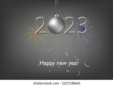 Happy New Year 2023 Background Illustration