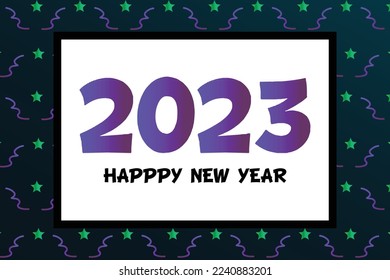 Happy New Year 2023 background