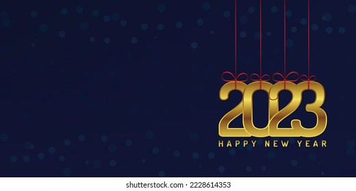 happy new year 2023 banner