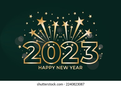 happy new year 2023 banner design