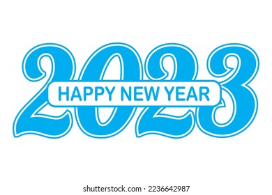 Happy new year 2023. New year celebration. 2023 Happy New Year Background Design.