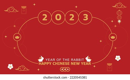 Happy new year 2023, Chinese new year, Year of the Rabbit, OMid Autumn Festival. (translation:chinese new year)