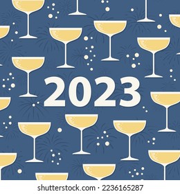 Happy New Year 2023 concept -vector illustration