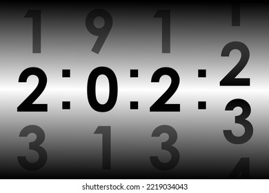 happy new year 2023, creative design text illustration, good for event background, greeting card, poster, banner, invitation, magazine, company, print