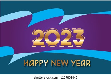 Happy New Year 2023 Design. 