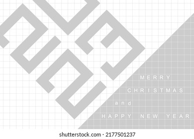 Happy New Year 2023 design.