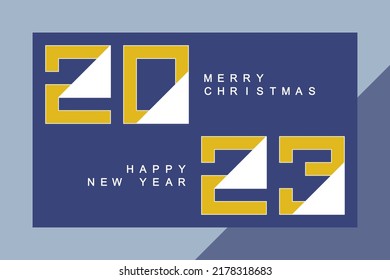 Happy New Year 2023 design.