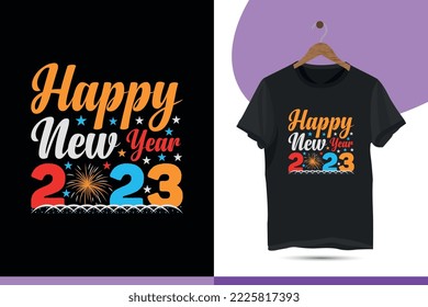 Happy new year 2023 design template.