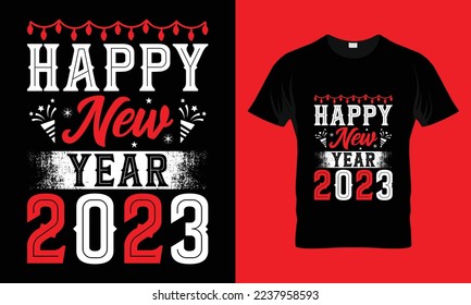 Happy new year 2023 design template vector and typography.
Ready for t-shirt, mug,gift and other printing,2023 svg design,New Year Stickers quotes t shirt designs
Happy new year svg. svg