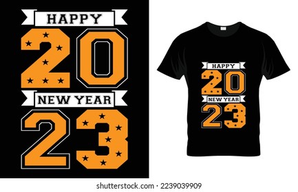 Happy new year 2023 design template vector and typography.
Ready for t-shirt, mug, gift and other printing,2023 Svg design, New Year Stickers quotes t shirt Designs.

 svg