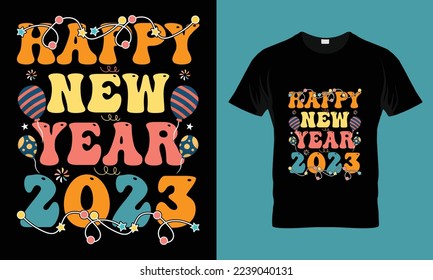 happy new year 2023 design template vector and typography.
Ready for t-shirt, mug,gift and other printing,2023 svg design,New Year Stickers quotes t shirt designs
Happy new year svg.
 svg