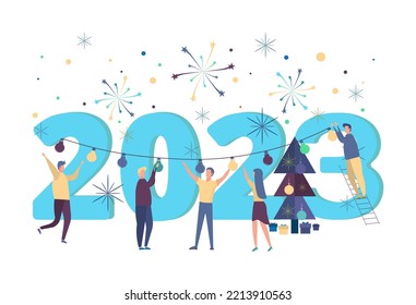 Happy new year 2023. New year of new discoveries and achievements.