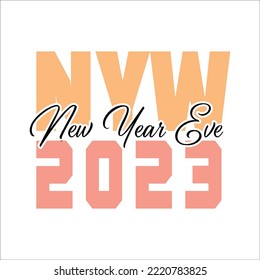 Happy New Year 2023 eps design