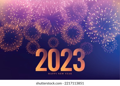 feliz año nuevo 2023 gran vector de celebración 