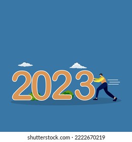 happy new year 2023, Happy new year 2023 hope for business success, new year resolution or opportunity.