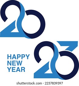 Happy New year 2023  Infinity Logo