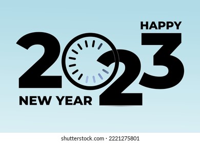 Feliz diseño de carga del año nuevo 2023