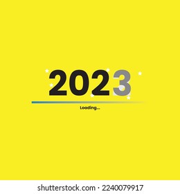 Frohes neues Jahr 2023 Ladung