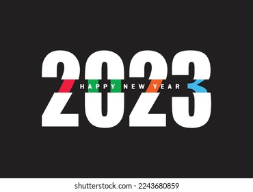 Happy New Year 2023 Luxury Background