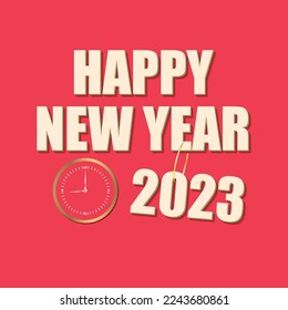 Happy New Year 2023 Luxury Background