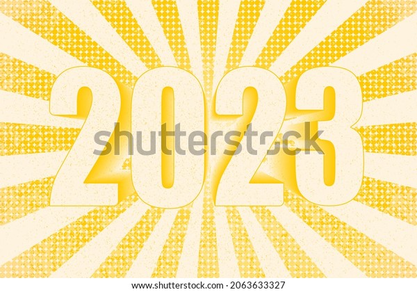 Happy New Year 2023 Numbers On Stock Vector Royalty Free 2063633327 Shutterstock
