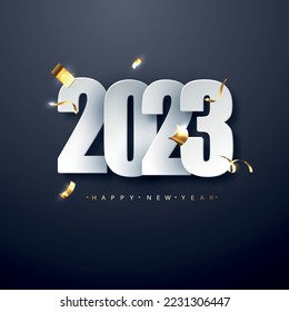 Happy New Year 2023 text