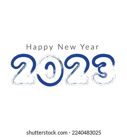 happy new year 2023 text design