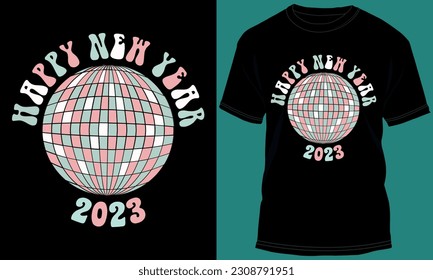 Happy New Year 2023 T-shirt Design