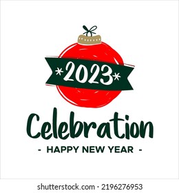 Happy New year 2023 Vector Design