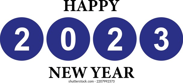 Happy new year 2023, 2023 vector, 2023  design vector Illustration.
 