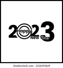 HAPPY NEW YEAR 2023 VECTOR GRAPHIC DESING